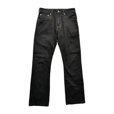 Levi's 517 Jeans Men Size 31x32 Boot Cut Mid Rise Black Dark Wash Cotton - Image 1 of 4