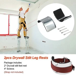 Affordable and Practical Solution Curved Plate for Drywall Stilt Set of 2 - Picture 1 of 12