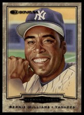 1998 Donruss Diamond Kings Bernie Williams 08958/10000 New York Yankees #13