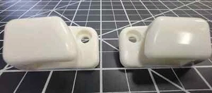 VW type 1 bug visor clips ghia super beetle, type 3 sun visor clips ivory white - Picture 1 of 1