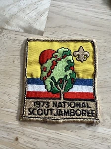 Vintage 1973 National Scout Jamboree Embroidered Boy Scout of America BSA Patch - Picture 1 of 6