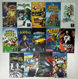 Nintendo Gamecube GC Manual Lot Of 14 - #GC0301 - NO GAMES - Picture 1 of 2