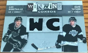 2009-10 SPx Winning Combos Dave Taylor/Luc Robitaille WC-RT Los Angeles Kings - Picture 1 of 2