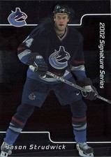 Jason Strudwick 2001 Be a Player Signature Series #66 Vancouver Canucks