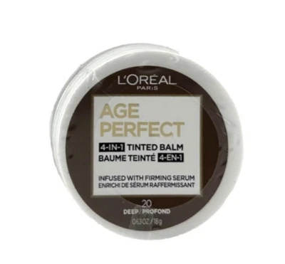 Base bálsamo tintada 4 en 1 L'Oréal Paris Age Perfect, 20 profundidades - 1 unidad Foto 1 de 4
