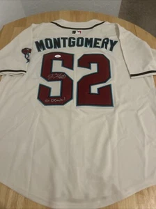 Jordan Montgomery Arizona Diamondbacks Autographed Jersey JSA Certified - Picture 1 of 7