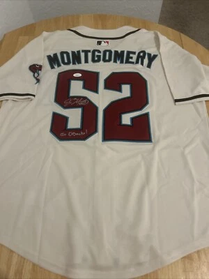 Jordan Montgomery Arizona Diamondbacks Autographed Jersey JSA Certified - Image 1 of 4