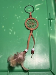 Dream catcher Key Chain Feathers Beads - Picture 1 of 2