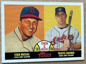STAN MUSIAL/T. HAFNER 2007 TOPPS HERITAGE THEN & NOW Card #TN8 NM-MT Condition - Picture 1 of 2
