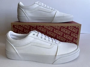 VANS Ward True White Size 10.5 M Style VN0A38DM7HN - Picture 1 of 8