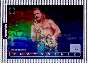 2024 Photogenic WWE Jake The Snake Roberts Silver SSP LOW POP /99 RAW - Picture 1 of 3