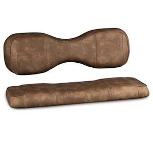 MODZ® RC Custom Golf Cart Rear Seat Covers - Brown Base - Choose Pattern - Picture 1 of 43