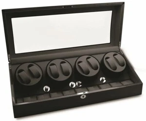 Rotations High Gloss Black Finish 8-Watch Winder - Picture 1 of 1