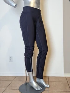 EUC Lululemon Straight leg running Leggings Stitched design Purple/ Plum - Picture 1 of 11