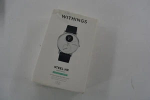 Withings Steel HR Hybrid Smart Watch/Activity Tracker black NEW - Picture 1 of 7