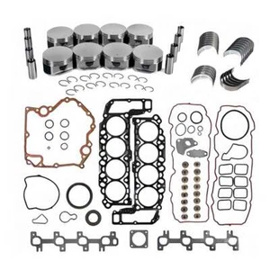 Head Gasket Set Piston Engine Bearings For 1999-08 Jeep Commander Dodge Ram 4.7L - Picture 1 of 10