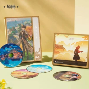 Official Genshin Impact《Jade Moon Upon a Sea of Clouds》Liyue OST CD Set Box Gift - Picture 1 of 7