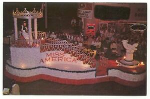 Miss America Pageant Parade Float Atlantic City NJ Postcard New Jersey