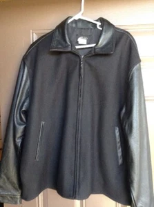 iD Wear Leather & Wool Las Vegas Local Casino Ball Park Potters Size L Jacket - Picture 1 of 8