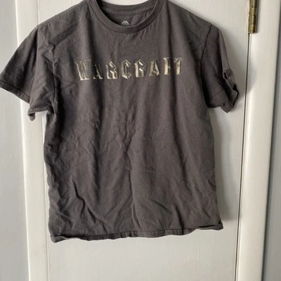 Футболка подростковая хлопковая Blizzard Warcraft большая с логотипом геймера для ПК фаната снаряжения Y2k - Изображение 1 из 4