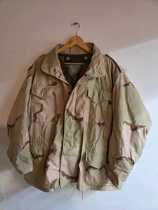 US Army Herren Desert Camo Cold Weather Feldjacke mit Innenfutter Gr. X-Large/Regular - Bild 1 von 7