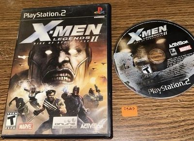 X-Men Legends II: Rise of Apocalypse (Playstation 2, PS2) Sin Manual FUNCIONA 29A13 Foto 1 de 3