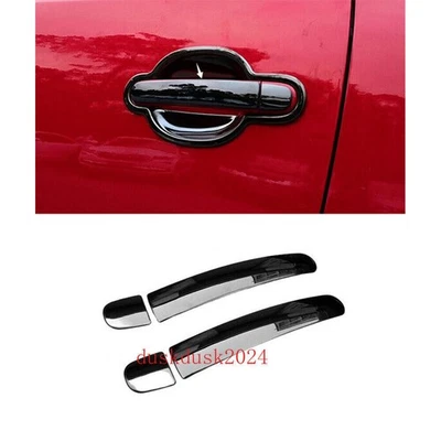 Черная титановая отделка накладки на внешнюю боковую дверную ручку для Volkswagen Beetle 13-19 - Изображение 1 из 4