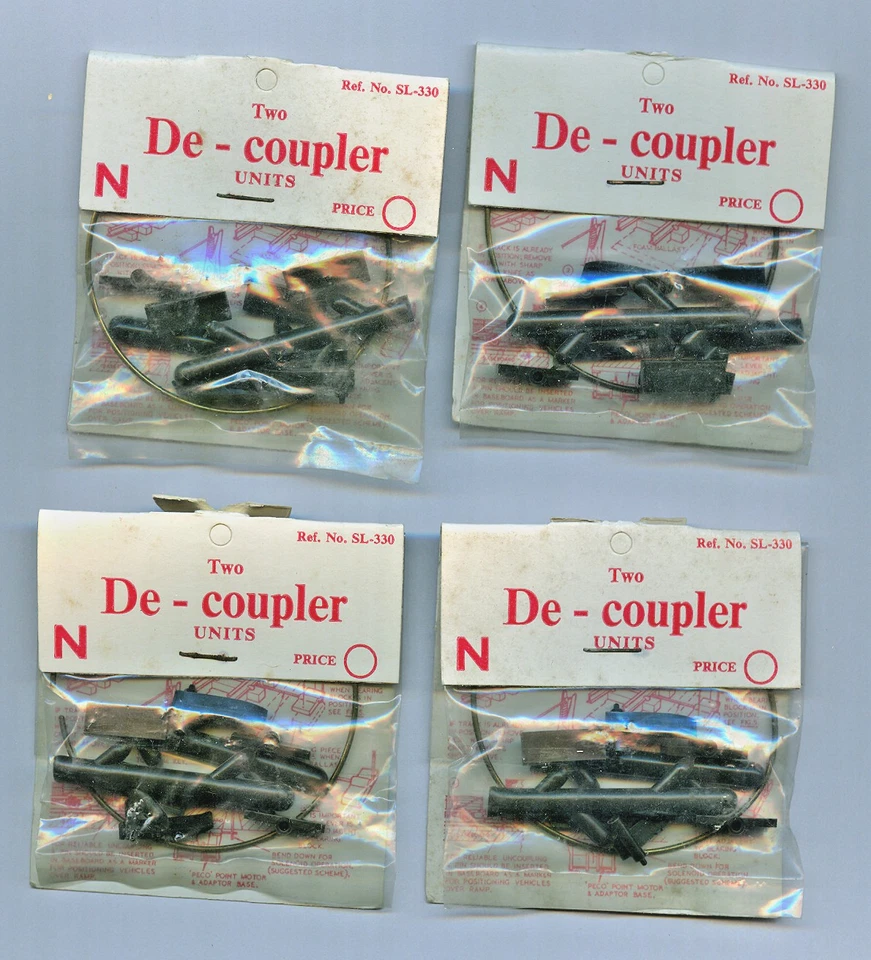 Acopladores Peco Streamline escala N #SL-330 - 2 en cada paquete Foto 1 de 1