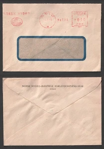 1949 Norway Norsk Hydro Oslo Meter Franking Cover - Picture 1 of 3