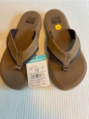 REEF CUSHION DAWN Sandalias Chanclas Hombre, Bronce, Talla 12, Nuevas Foto 1 de 2