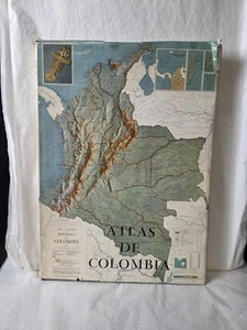Rare Atlas De Colombia First Edition, + Documents Signed By The The Author - Picture 1 of 8