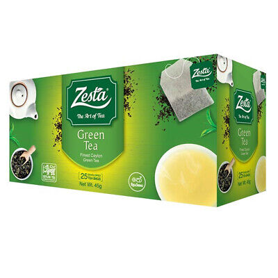 Ceylon Green Tea Zesta BOPF 100% Natural Best Quality Pure 25Bags Sri Lanka • 13.07€