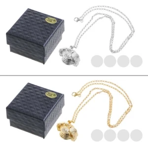 Sublimation Blank Photo Necklaces Picture Necklaces Round Wing Pendant Necklaces - Picture 1 of 9