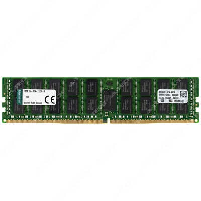 Kingston 16GB 2Rx4 PC4-2133 RDIMM DDR4-17000 ECC Registered Server Memory RAM 1x - Image 1 of 2