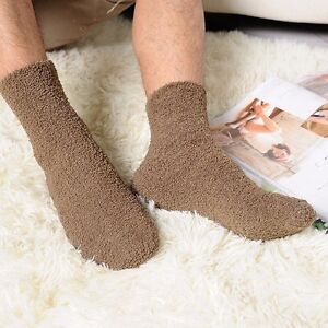 Extremely Cozy Cashmere Socks Men Women Winter Warm Sleep Bed Floor Fluffy Socks