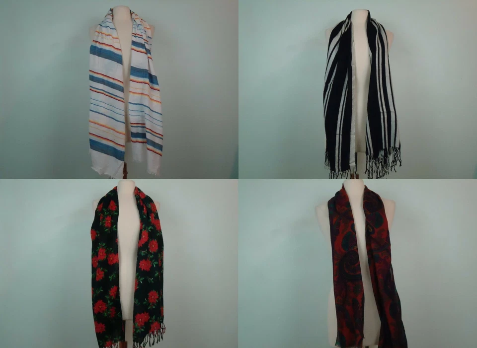 Lote de 4 - Gap, Cejón, Apt. Mantón bufanda para mujer 9 etc con estampado floral y cachemir, etc. Foto 1 de 4