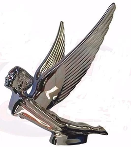 Chrome Flying Goddess Hood Ornament - Picture 1 of 1