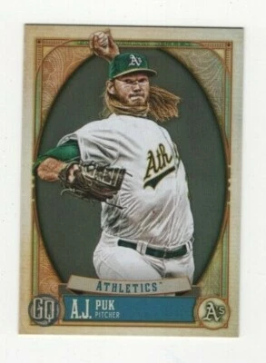 2021 TOPPS GYPSY QUEEN BASEBALL - A.J. PUK OAKLAND ATHLETICS #183 - Image 1 of 2