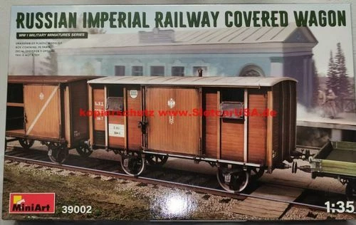 Mini Art 39002 1/35 Carro Coperto Della Ferrovia Imperiale Russa - Immagine 1 di 1