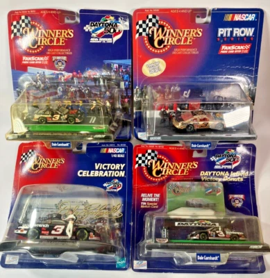 Lote de 4 autos diecast Dale Earnhardt Sr NASCAR The Intimidator Daytona 500 Pit Foto 1 de 4