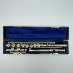 YAMAHA YFL-23 Flute Second hand NICKEL SILVER INSTRUMENT with case From JAPAN - Picture 1 of 23