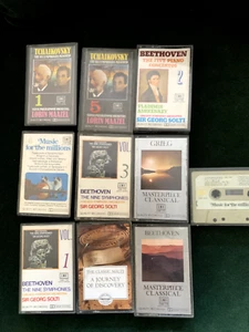 Collection of classical music cassettes x10 rare/imports - Picture 1 of 2