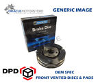 OEM SPEC FRONT DISCS PADS 256mm FOR VAUXHALL ADAM 1.4 87 BHP 2012-