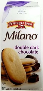 NEW Pepperidge Farm Milano Double Dark Chocolate Cookies - Picture 1 of 2