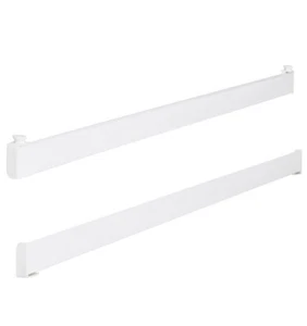 Ikea VIDGA Halter für Schiebegardine  2er Set (4 halter-2 verbindungstück ) Weiß - Bild 1 von 3