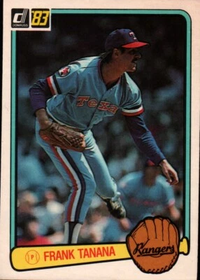 1983 Donruss Baseball #447 - Frank Tanana - Texas Rangers  83-544 - Image 1 of 2