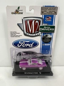 Rare M2 Machines Auto-Drivers 1965 Ford Mustang 2+2 Fastback Chase Purple - Picture 1 of 4