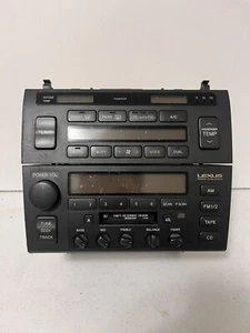 98-00 Lexus LS400 Front AC Heater Climate Control Radio AM FM CD Cassette OEM - Picture 1 of 3