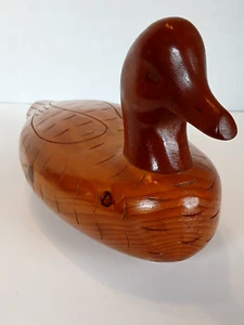 Wooden Duck Decoy Vintage Hand-carved Collectable - Picture 1 of 6