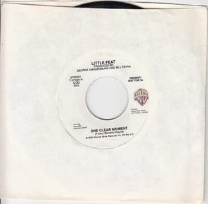 Little Feat – One Clear Moment  7" Promotional 45 - Picture 1 of 24